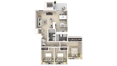3 x 2 H301 floor plan